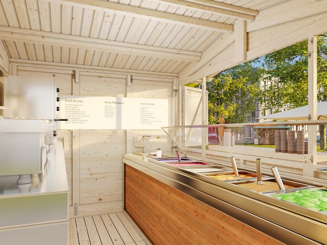 Palmako faltbarer Marktstand Marian 6,2 m² - 16 mm (20 Minuten Aufbauzeit!) 