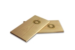 Yakiniku Räucherbrett aus Buchenholz 2er Set