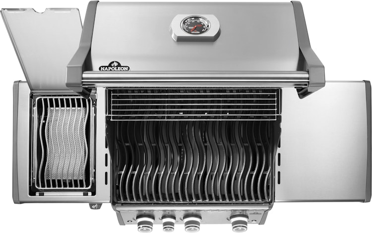 NAPOLEON Gasgrill Rogue Pro 425, SIZZLE ZONE Seitenbrenner, Edelstahl
