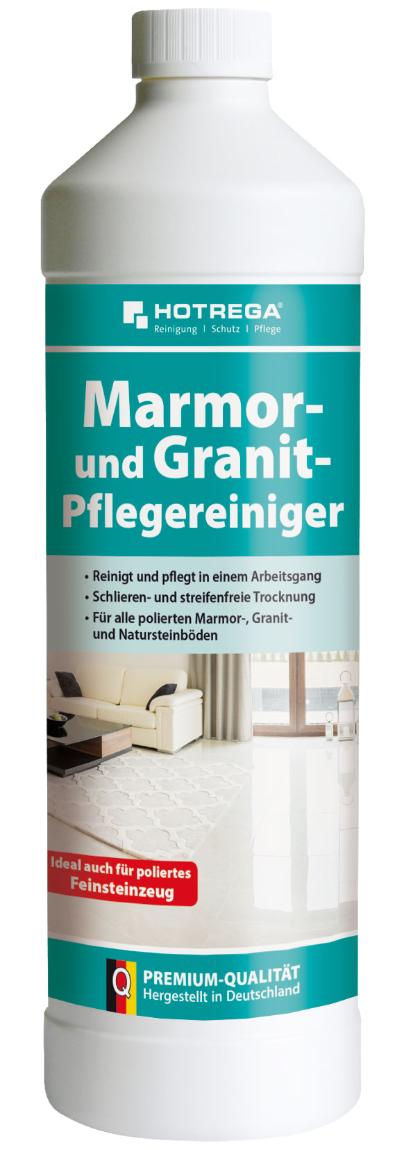 Hotrega Marmor- und Granit-Pflegereiniger 1 Liter Flasche (Konzentrat)