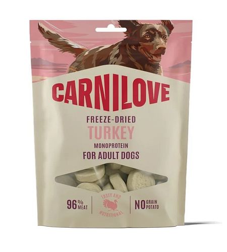 Carnilove Freeze Dried 10 x 60g Hundesnack