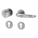 Vorschaubild Griffwerk Wechselgarnitur VAYA 194 ALDA fast2fix Fast2Fix GK3 Rosetten rund Knopf R2 Edelstahl matt R