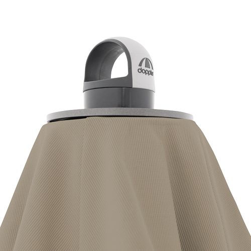 doppler Pendelschirm EXPERT 300 x 300 cm, Aluminium Silber / 100 % Polypropylen 220 g/m²
