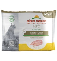 Almo Nature HFC Natural Hühnerfilet 6 x 55g Multipack Katzennassfutter