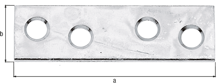 Alberts® Flachverbinder  50x14 mm verpackt à 12 St.