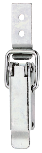 Alberts® Kistenverschluss, m. gekröpftem Haken, verzinkt,HxB 49x13 mm,Karte à 1 St 