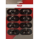 Vorschaubild 8x Drehverschluss, H 13 mm, Lochab. 51 mm, Schwarz