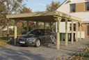 Vorschaubild Skan Holz Friesland - Flachdach Carport aus Nadelholz Breite 402 cm