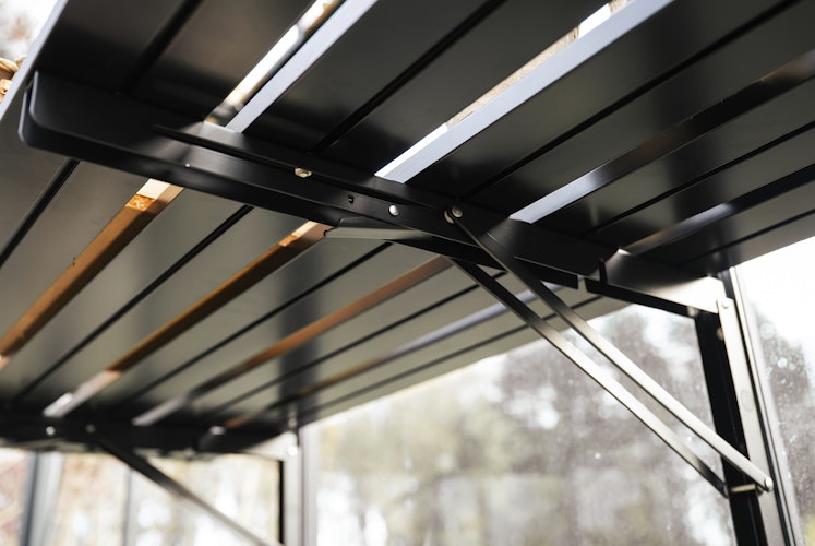 Juliana klappbarer Lamellentisch für Gewächshaus Icon 8 - 8,1 m² / 9,7 m² / 11,2 m²