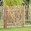 Vorschaubild NOOR Staketenzauntor Berg-Haselnuss H 90 x B 100 cm, 7-8cm L.-Abstand