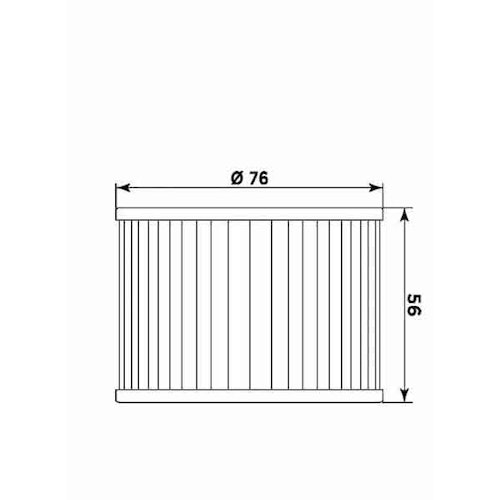 MIW Ölfilter H1001 Papierfilter (OEM-Qualität)