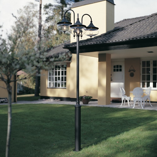 Konstsmide Gartenleuchtenkopf Libra, 3-flammig, versch. Farben 