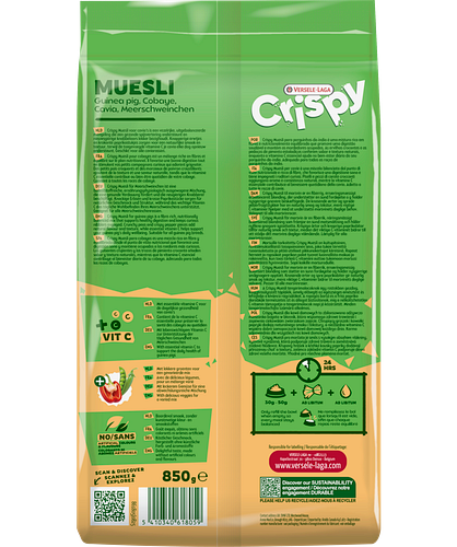 Versele CRISPY Müsli Meerschweinchen