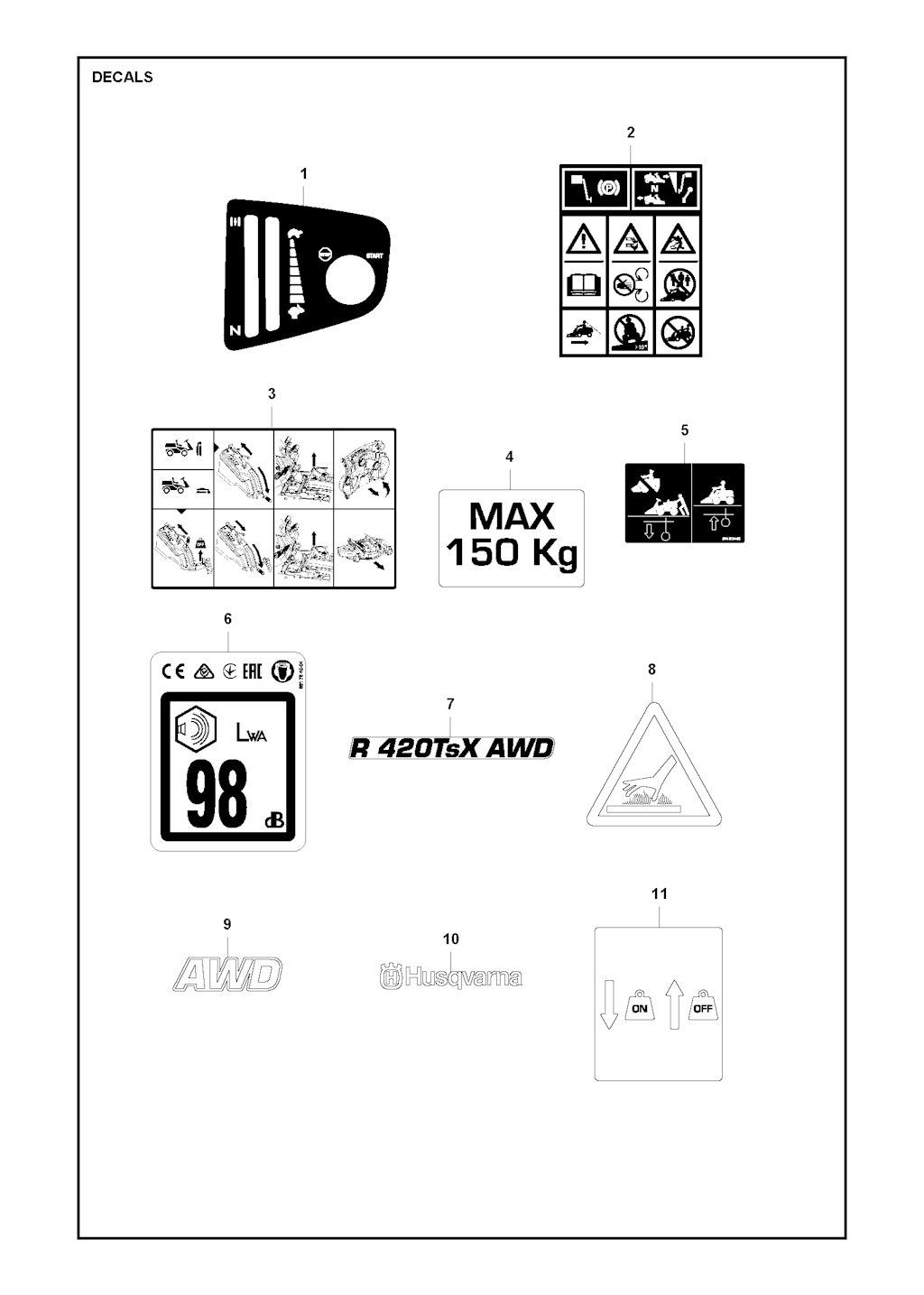 Explosionszeichnung Ersatzteile
