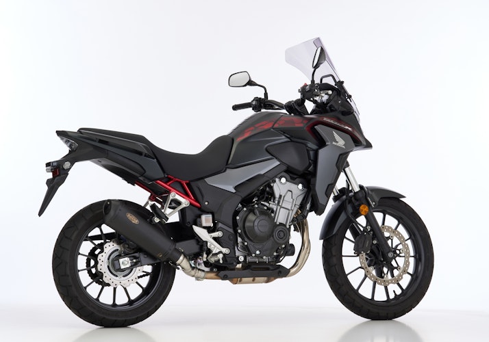 Shark Performance SLIP-ON Edelstahl beschichtet schwarz-matt DSX-10 für HONDA CB500F,CB500X,CBR500R EURO3  