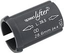 Vorschaubild by,schulz Reduzierhülse Speedlifter Ø 24,4/24,6 mm schwarz 39,5 lang