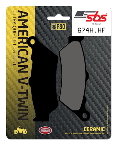 SBS Bremsbelag 674H.HF Street High Power Ceramic