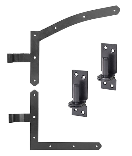 Alberts® Beschlagsortiment für Rundbogen-Einzeltore rechts