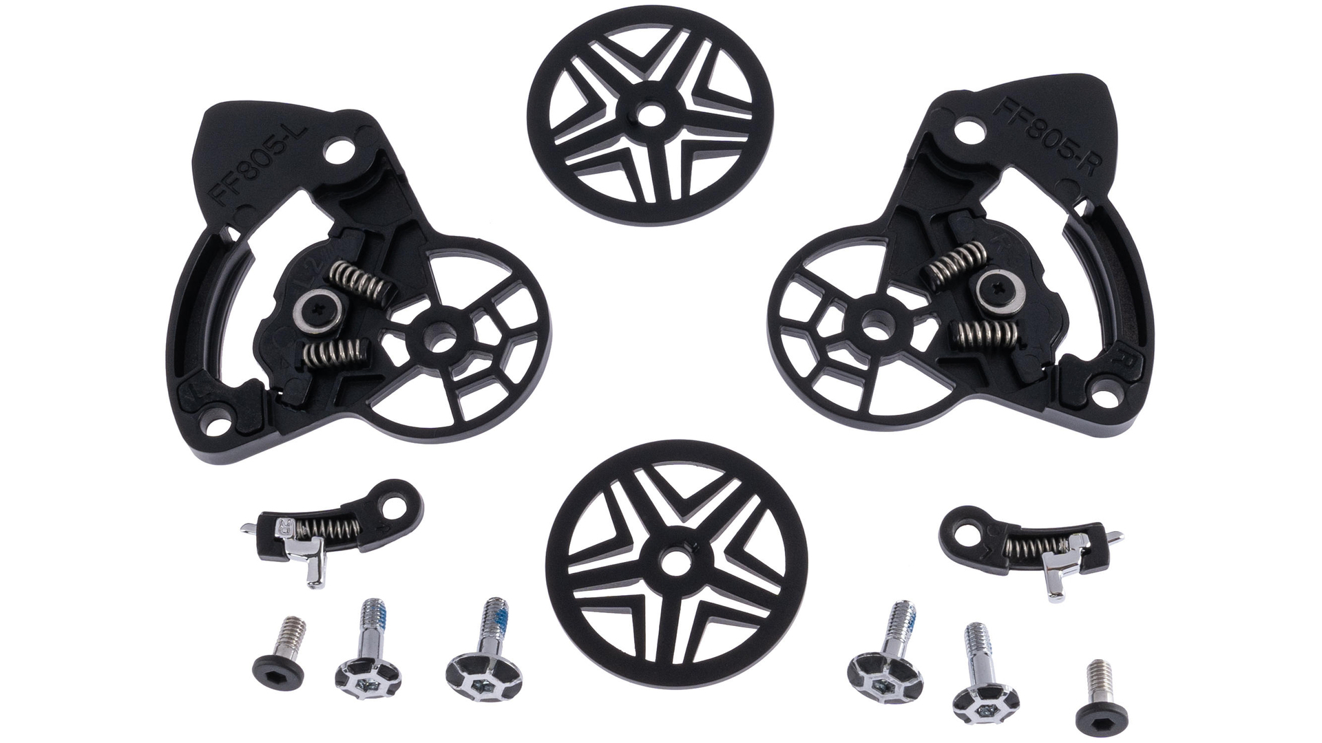 LS2 Visiermechanik FF805 Thunder – Schwarz