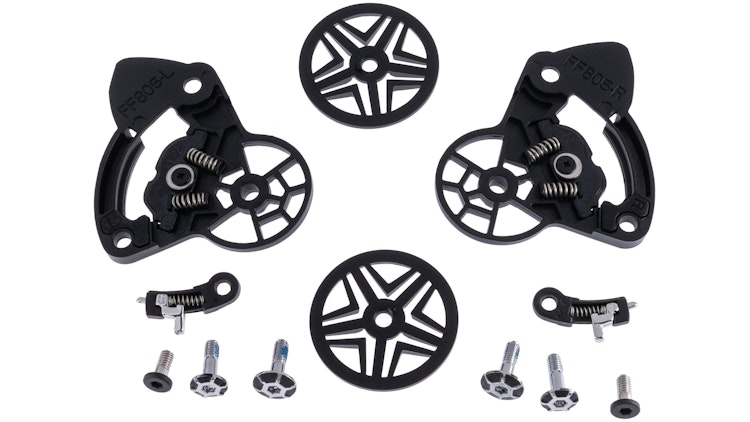 LS2 Visiermechanik FF805 Thunder – Schwarz