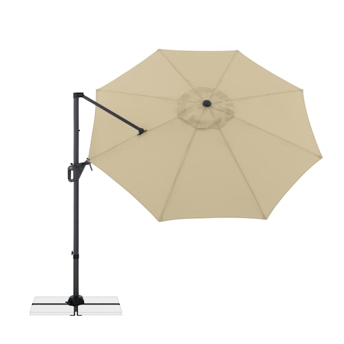 doppler Pendelschirm LIFE 310 Side, Aluminium Anthrazit / 100 % Polyester 180 g/m² 