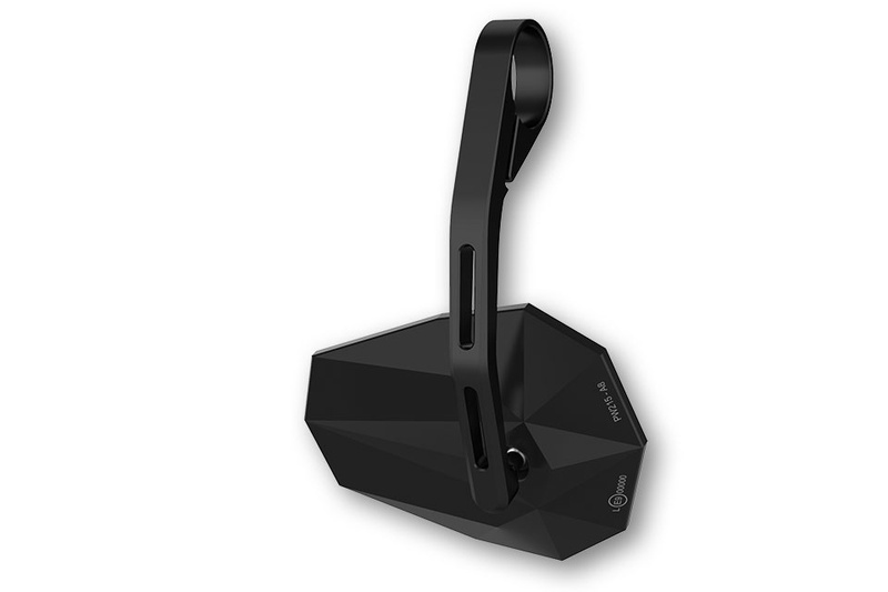 HIGHSIDER pro Lenkerendenspiegel Stealth-X6 Schwarz Lang (1Stck.)