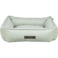 Marley Wave Bett, eckig, 80 × 60 cm, salbei