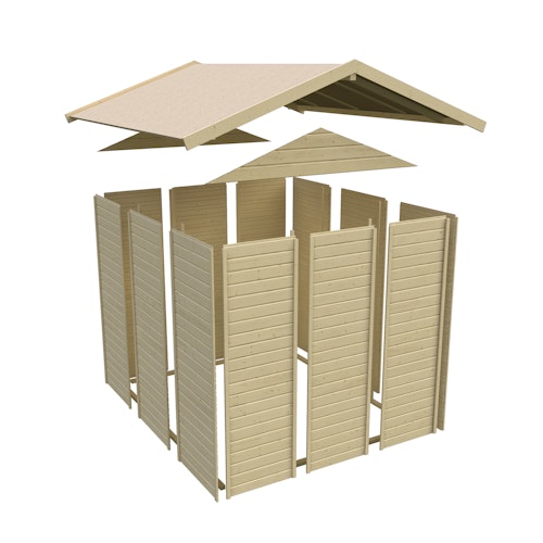 Akubi Stelzenhaus Benjamin mit Netzrampe