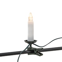 Konstsmide Weihnachtsbeleuchtung LED Baumkette,Topbirnen,16 warmweiße LEDs