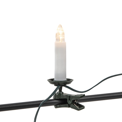 Konstsmide Weihnachtsbeleuchtung LED Baumkette,Topbirnen,16 warmweiße LEDs