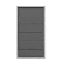 B-Ware TraumGarten DESIGN WPC Alu anthrazit 90x180