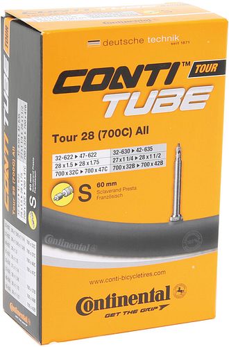 Continental Schlauch Tour All 28 Zoll Sclaverandventil Sclaverandventil 60 mm
