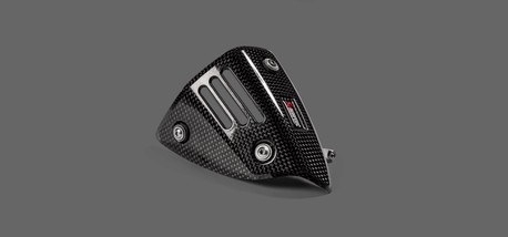 Akrapovič Hitzeschutz (Kohlefaser) Vespa GTS125-300 05-  [P-HSVE3SO1]