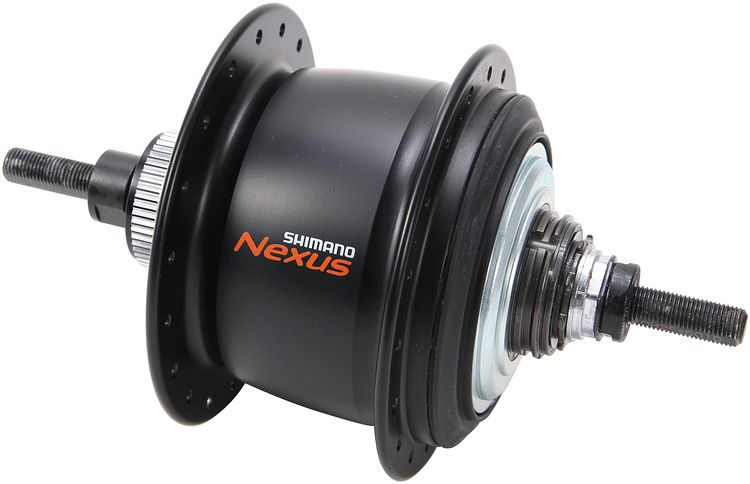 Shimano Getriebenabe Nexus SG-C60018 32 Loch schwarz Leerlaufnabe ohne Rücktrittbremse, mit Center Lock