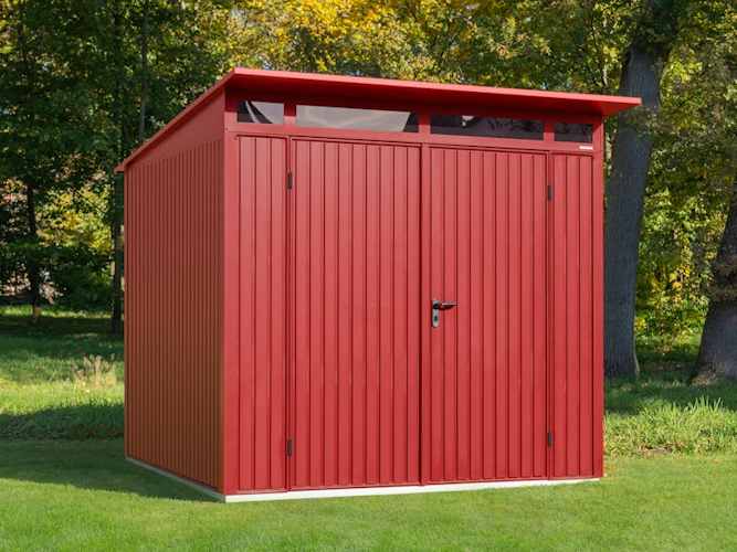 Hörmann Metall-Gerätehaus Berry mit Pultdach