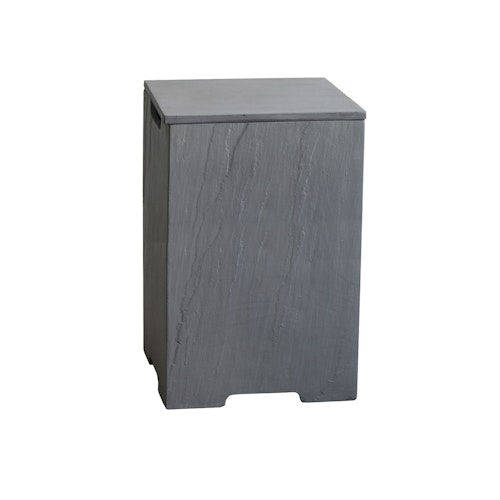 Gardenforma Abdeckung für 11kg Gasflaschen, Beton-Optik space grey Faser-Beton