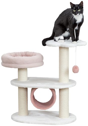 TRIXIE Kratzbaum Isabella, 70 cm, weiß/altrosa