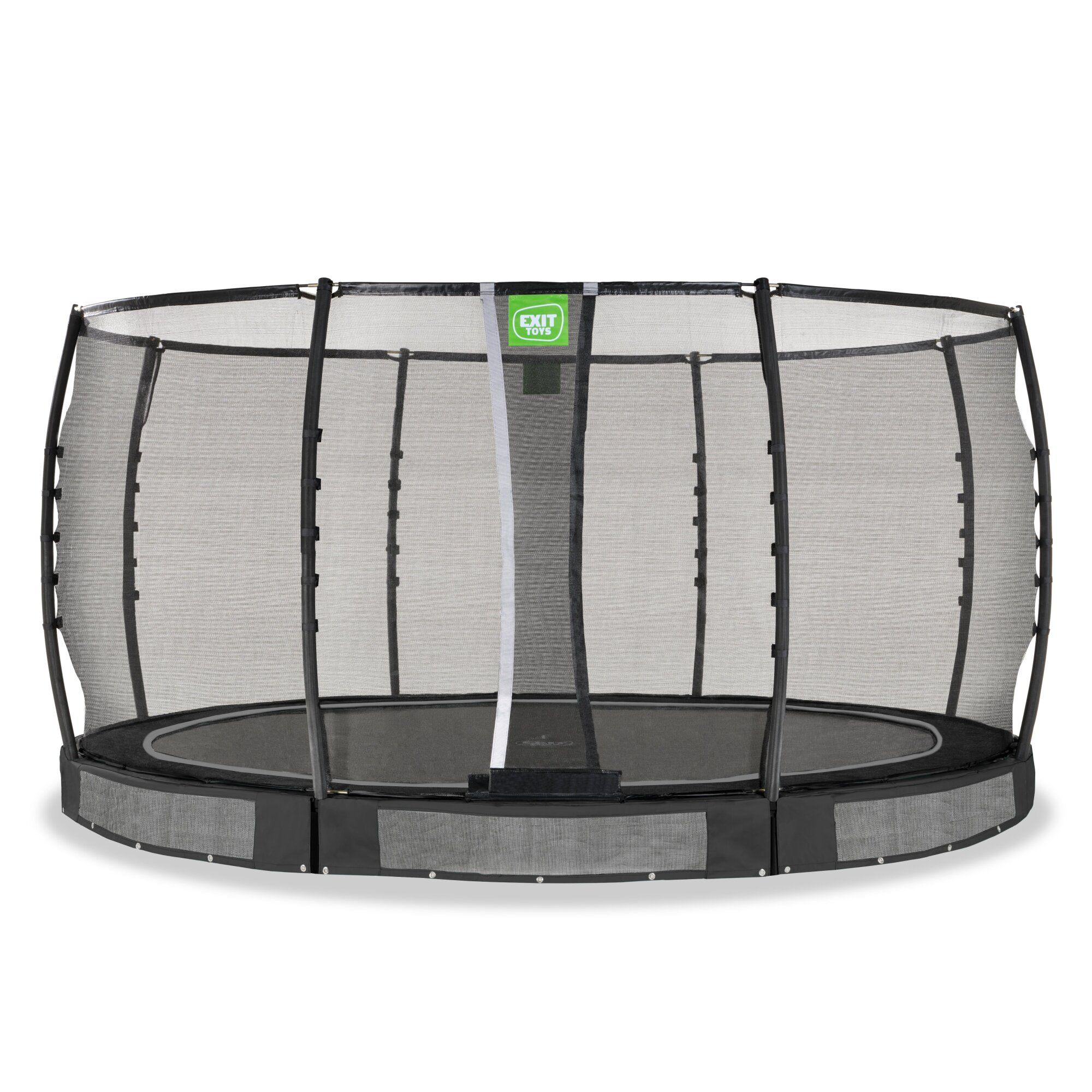 Exit Allure Premium Bodentrampolin mit Sicherheitsnetz Ø 427 cm schwarz