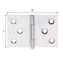 Vorschaubild Alberts® Scharnier  40x58 mm