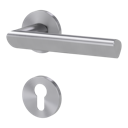 Vorschaubild Griffwerk VAYA 137 TRI fast2fix Fast2Fix GK3 Rosetten rund Profilzylinder Edelstahl matt