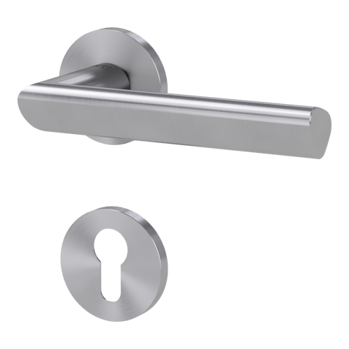 Griffwerk VAYA 137 TRI fast2fix Fast2Fix GK3 Rosetten rund Profilzylinder Edelstahl matt