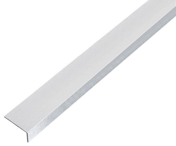 Alberts® Winkelprofil selbstklebend, Alu, 20x10mm, Länge 1m