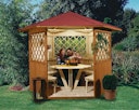 Weka 6-Eck-Pavillon 233 "Alles dabei"