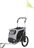 TRIXIE Fahrrad-Anhänger faltbar grau/schwarz TRIXIE Fahrrad-Anhänger faltbar grau/schwarzZubehörbild