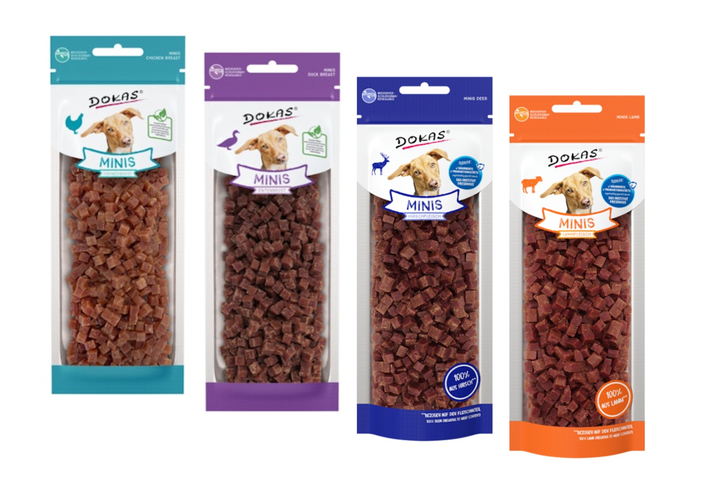 DOKAS Snack-Mix Minis 4x70g Hundesnacks