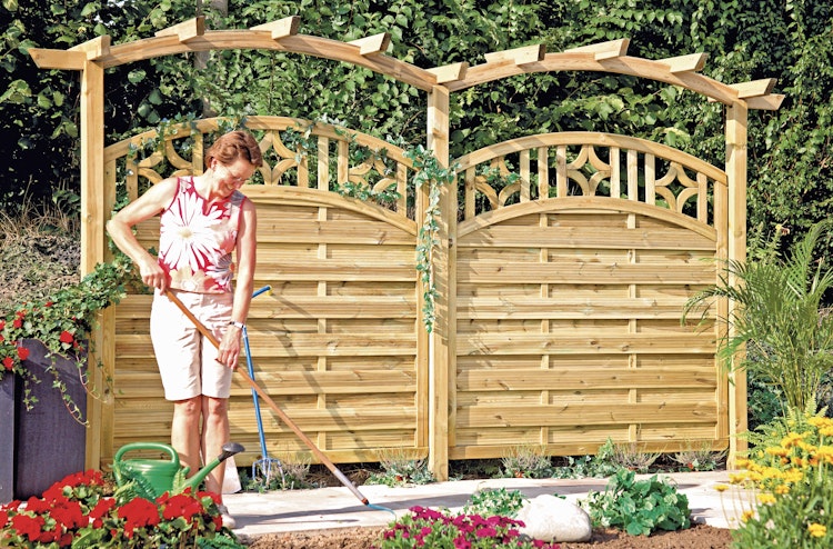 T&J ANTIKZAUN-Serie Doppelbogen I 100 x 180/160 cm