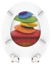 Vorschaubild MDF WC-Sitz COLORFUL STONES mit Absenkautomatik