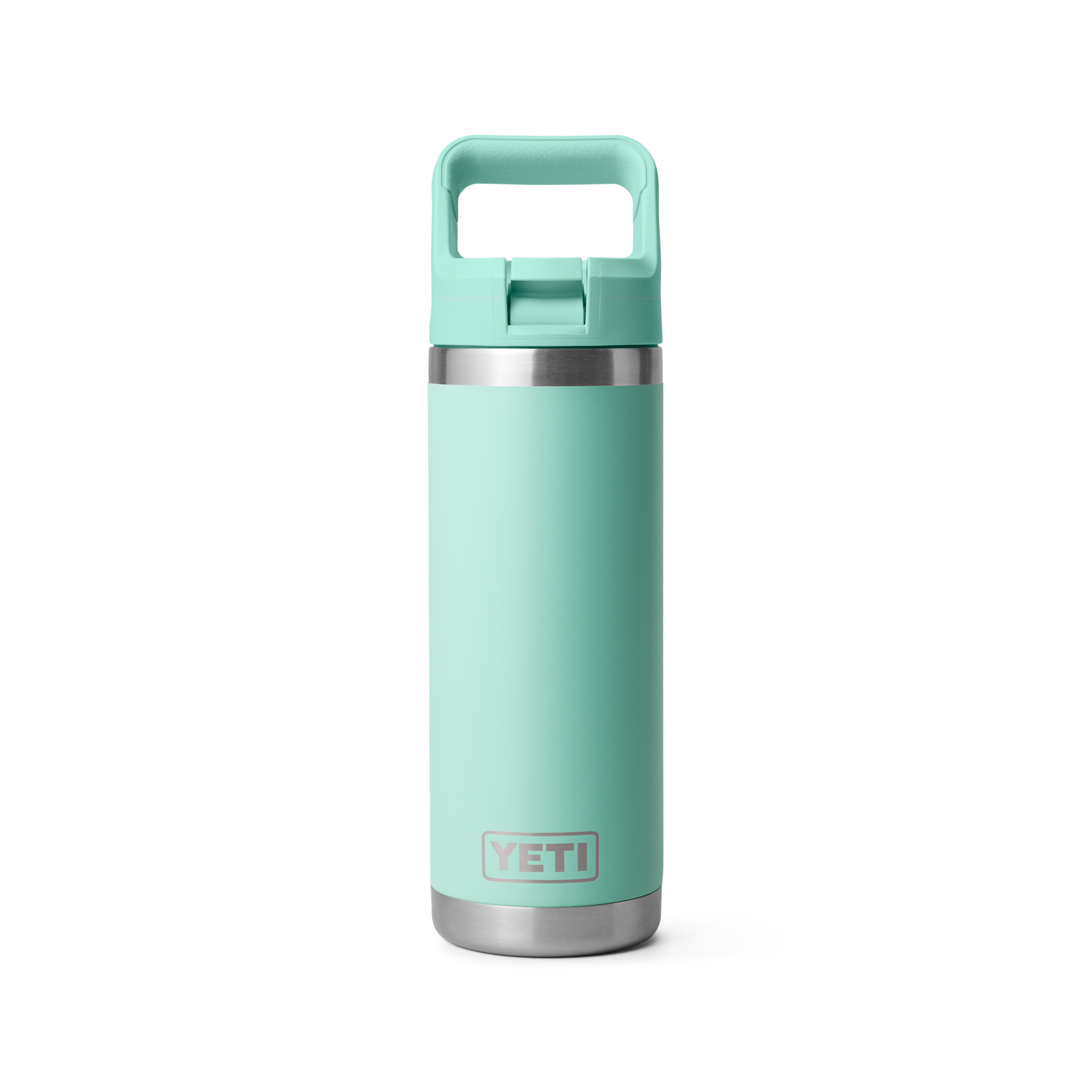 YETI Trinkflasche RAMBLER 18 oz. (532 ml) - mit Trinkhalmdeckel Seafoam