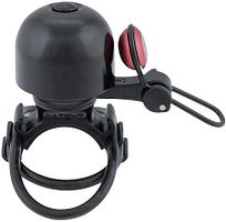 CONTEC Fahrrad-Klingel Diamond Bing schwarz rot