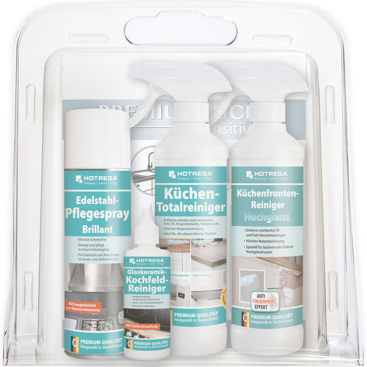 Hotrega Küchen-Pflegeset "HOCHGLANZ"